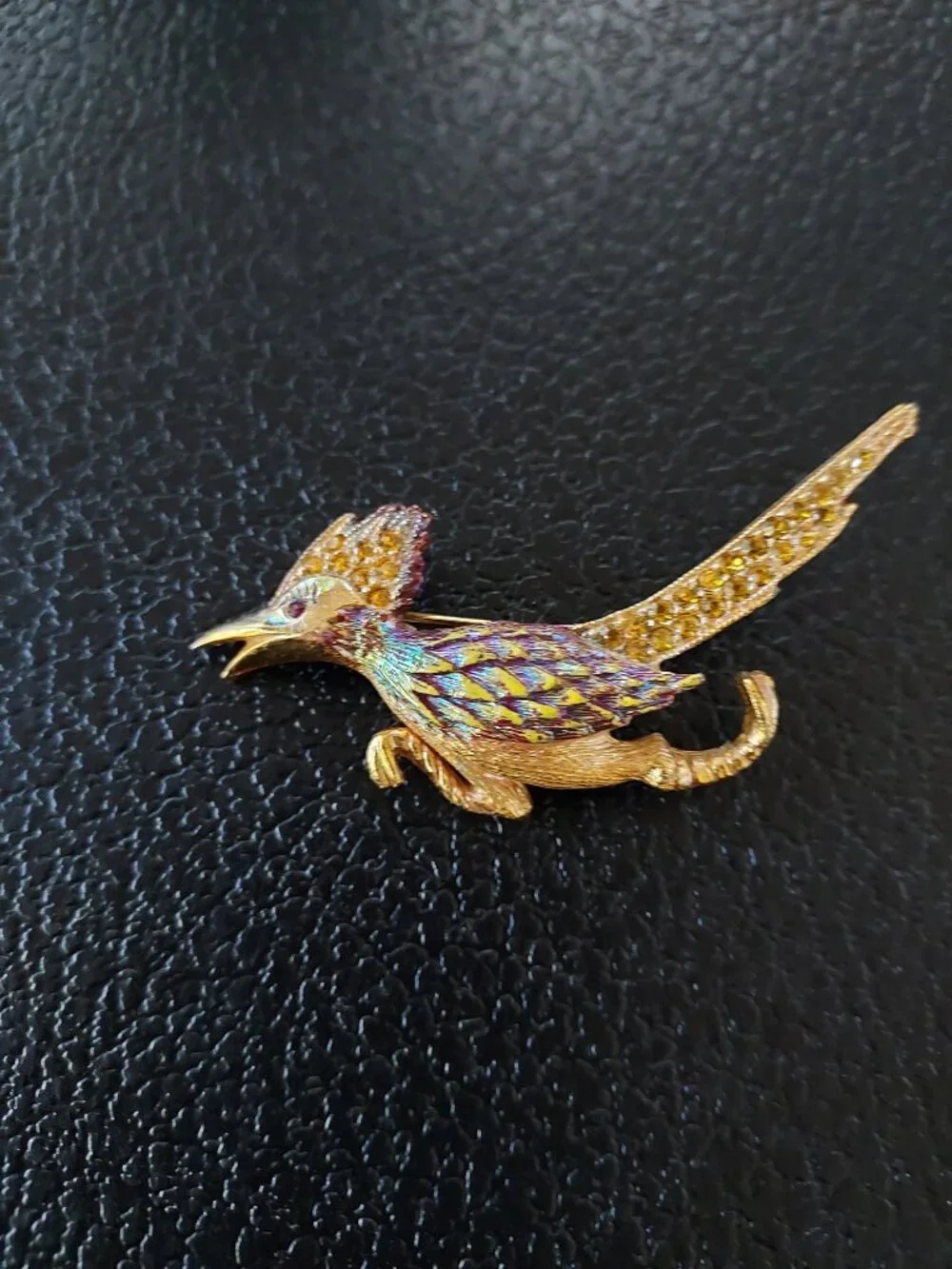 Brooches Vintage Gold Tone Rhinestone Pins 4 Jewelry